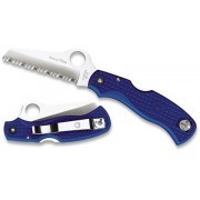 Spyderco - Navaja Rescue 79 mm azul