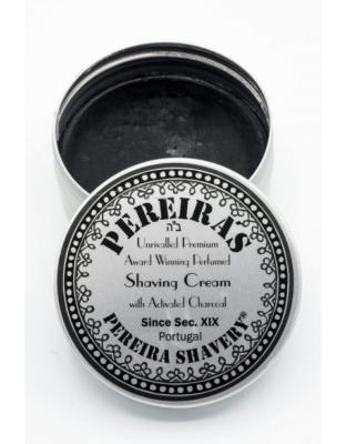 Pereira - Jabón de afeitar con carbón activo de 100 g