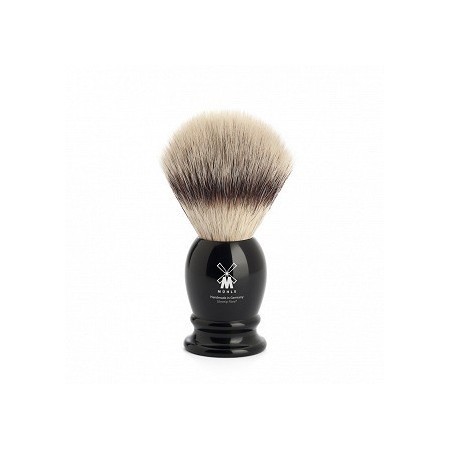 Mühle Classic - Brocha Silvertip Fibre en resina negra
