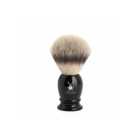 Muhle Classic - Brocha Silvertip Fibre en resina negra