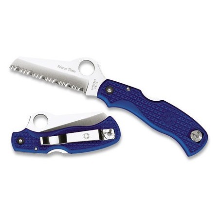 Spyderco - Navaja Rescue 79 mm azul
