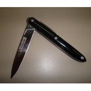 Robert David - Navaja L'Epicurien de mango acrílico negro