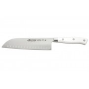 Arcos Riviera blanc - Cuchillo Santoku alveolado de 17 cm