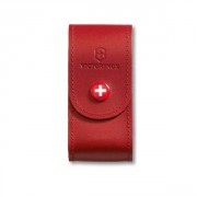Victorinox - Funda de piel roja para navajas de 5-8 capas