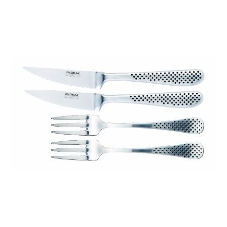 Global - Estuche de 2 tenedores y 2 cuchillos de mesa GT-102