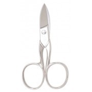 Wasa - Tijera para uñas curva niquelada de 4"